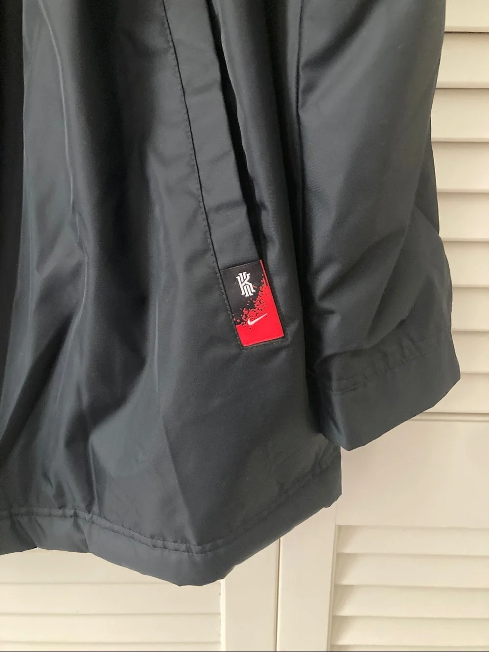 Nike Kyrie Irving Protect Water Repellent Coat Jacket Hooded Sherpa Lined Sz XL